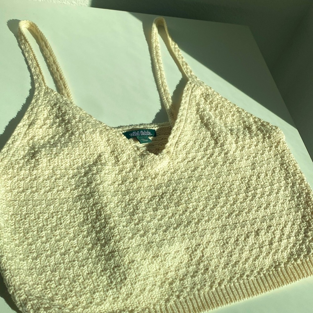 WILD FABLE Soft Creamy Basic Top